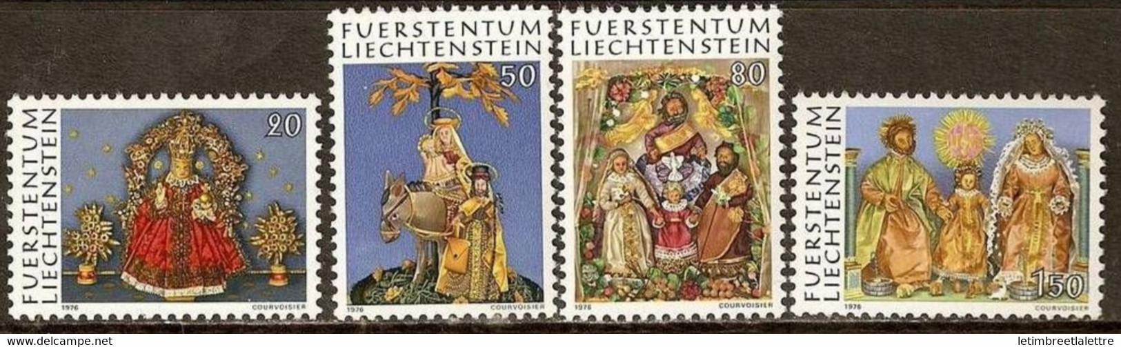 ⭐ Liechtenstein - YT N° 603 à 606 ** - Neuf Sans Charnière ⭐ - Unused Stamps