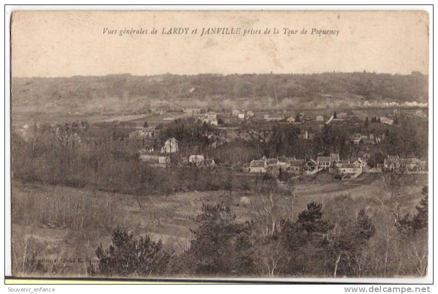 CPA Lardy Et Janville Vues Générale Prises De La Tour De Poquency 91 Essonne - Lardy