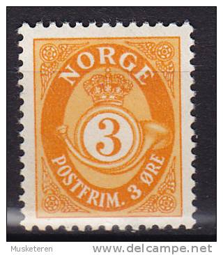 Norway 1941 Mi. 217     3 Ø Posthorn MH* - Neufs