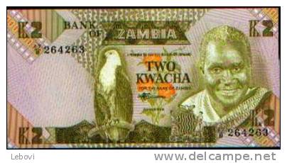 ZAMBIE - 2 Kwacha - Zambie