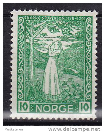Norway 1941 Mi. 259     10 Ø Snorri Sturluson MH* - Ungebraucht