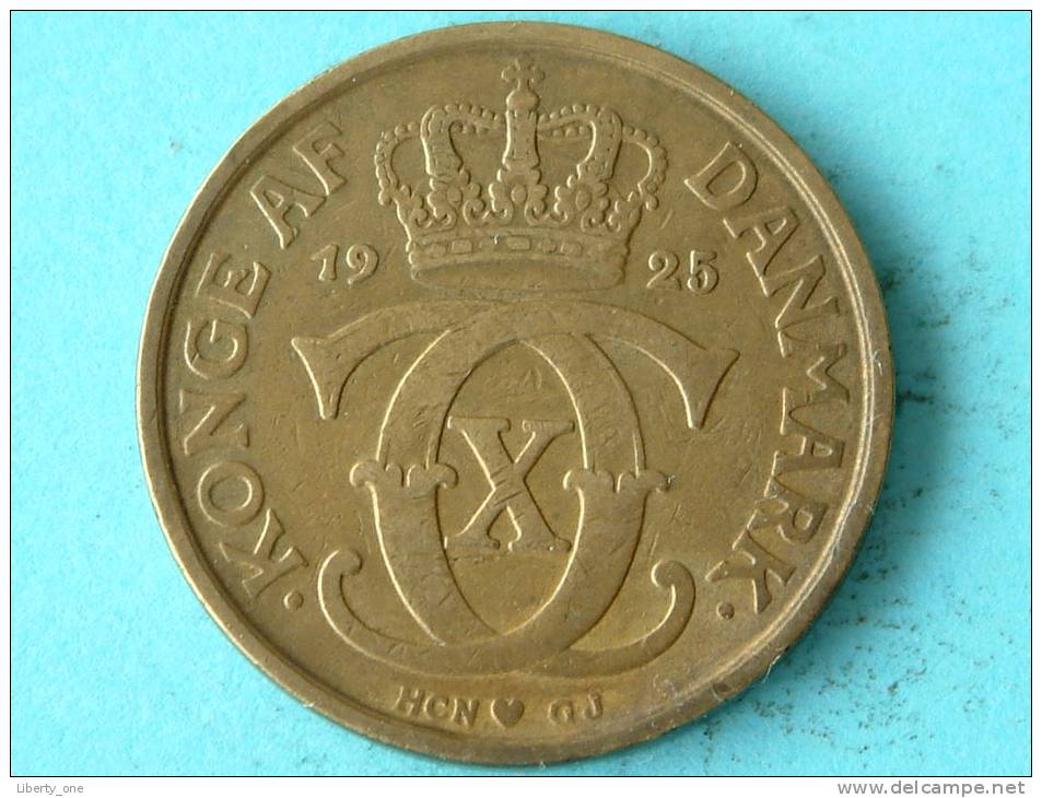 1925 HCN GJ - 1 KRONE / KM 824.1 ( For Grade, Please See Photo ) !! - Danemark