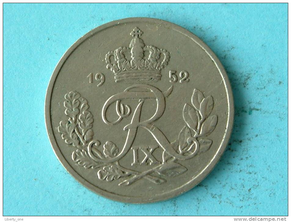 1952 - 25 ORE / KM 842.1 ( For Grade, Please See Photo ) !! - Danemark