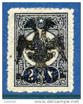 ALBANIA 1913 Eagle Handstamp On 2 Piastre Of Turkey LHM / *.  Michel 8 - Albanien