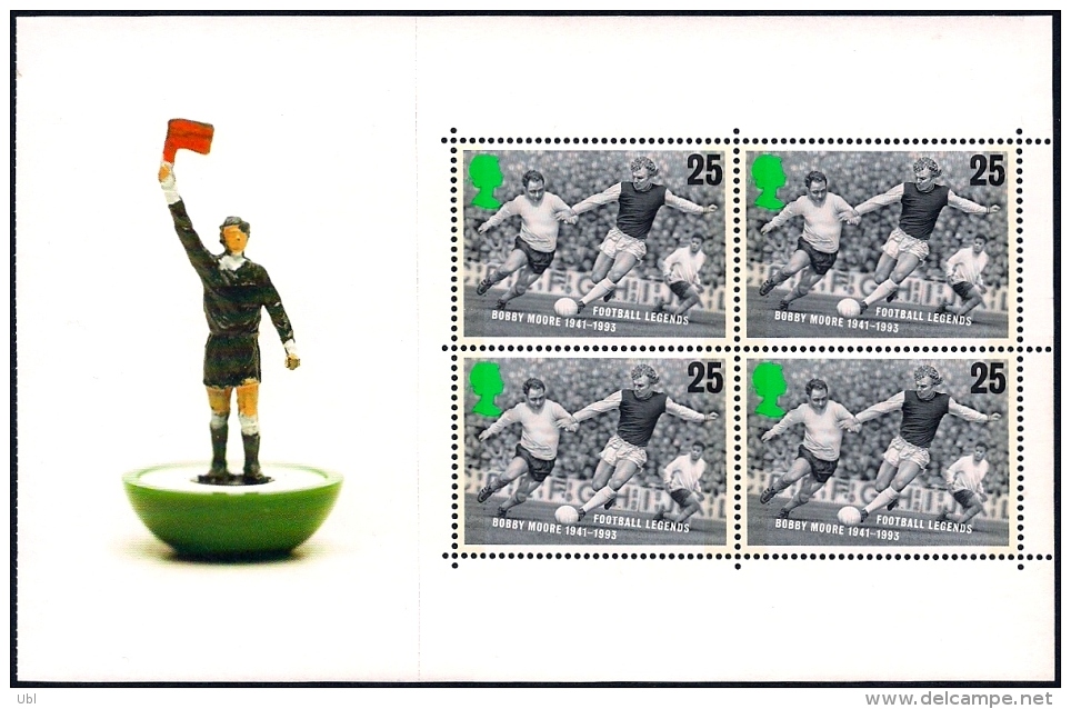 GB - GREAT BRITAIN - 1996 - SG 1926a - Pane From Prestige Booklet DX 18 - European Football Championship - MNH - Unused Stamps