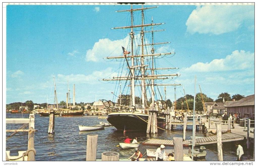 USA – United States – Shipyard Point, Mystic Seaport, Connecticut, Unused Postcard [P5826] - Other & Unclassified