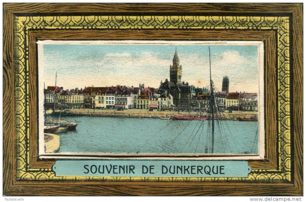 CPA 59 SOUVENIR DE DUNKERQUE Contient Plusieurs Petites Photos - Dunkerque