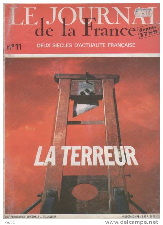 LE JOURNAL DE LA FRANCE N°11 (voir Descriptions) - History