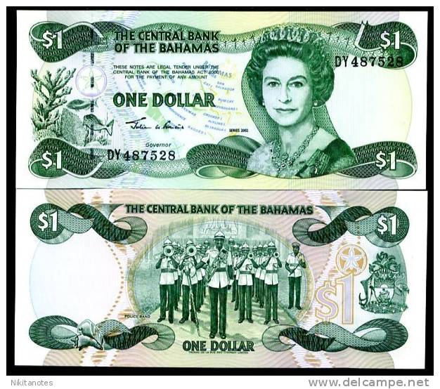 BAHAMAS 1 DOLLARS 2002 P 71 UNC - Bahamas