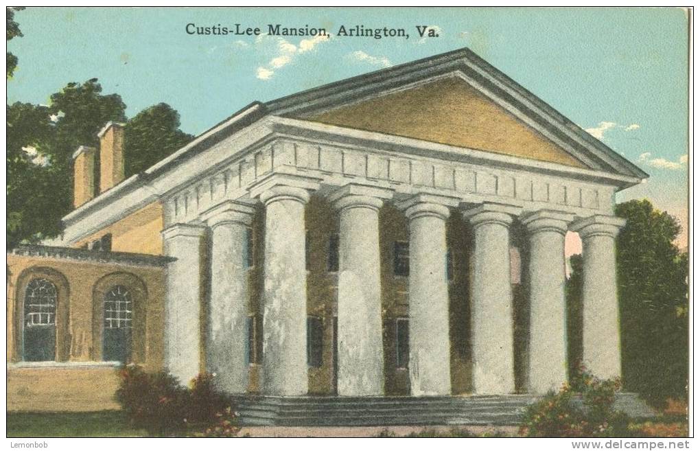 USA – United States – The Custis-Lee Mansion, At Arlington, VA, Early 1900s Unused Postcard [P5852] - Arlington