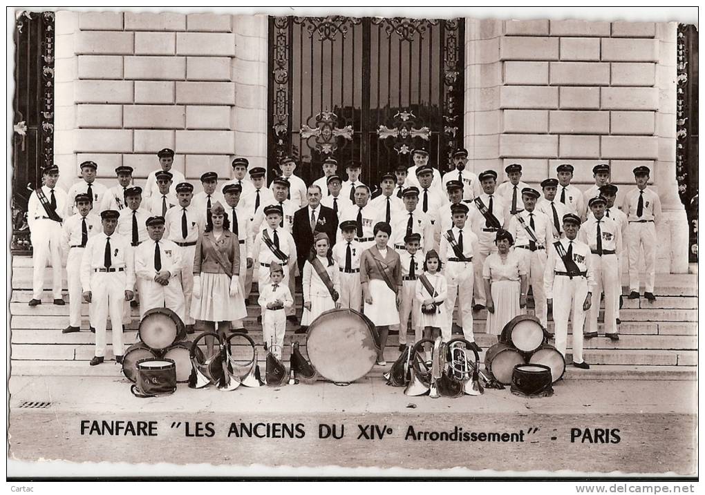 D75 - PARIS - FANFARE "LES ANCIENS DU XIVe ARRONDISSEMENT" - Arrondissement: 14