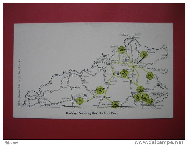 Roadways Connecting Kentucky State Parks  ---    === Ref 263 - Autres & Non Classés