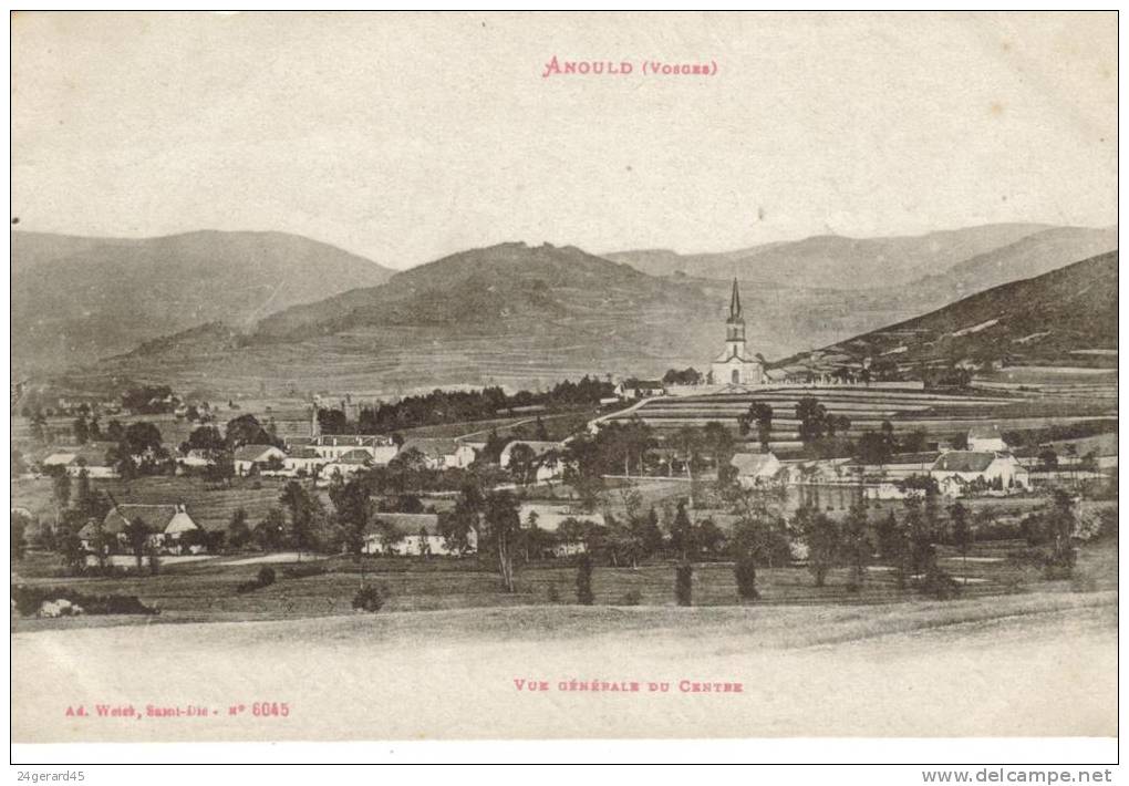 CPA ANOULD ( Vosges) - Vue Générale Du Centre - Anould