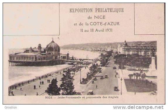 EXPOSITION PHILATELIQUE DE NICE ET DE LA COTE D'AZUR 11 AU 18 AVRIL 1931 - Timbres (représentations)