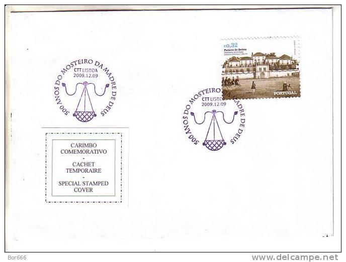 GOOD PORTUGAL Special Stamped Cover 2009 - Good Stamped: Belem - Brieven En Documenten