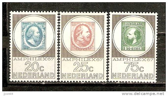 Nederland 1967  AMPHILEX  (*) Mi.880-882  MM - Ungebraucht