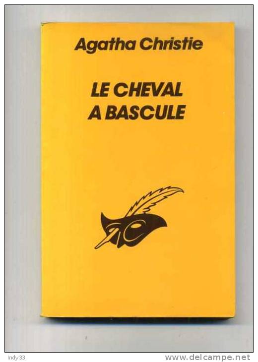 - LE CHEVAL A BASCULE . PAR AGATHA CHRISTIE  . CHAMPS ELYSEES 1983 - Champs-Elysées