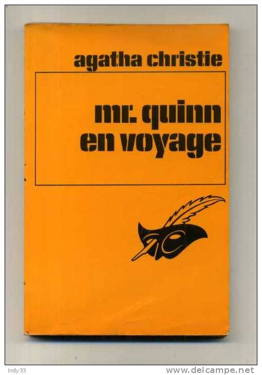 - Mr QUINN EN VOYAGE . PAR AGATHA CHRISTIE  . CHAMPS ELYSEES 1983 - Champs-Elysées