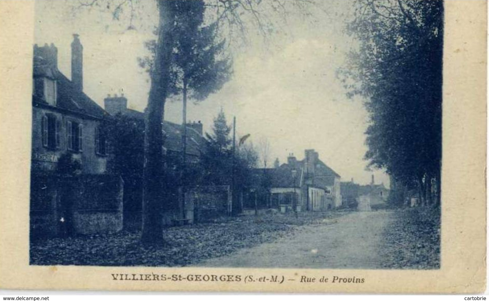 Dépt 77 - VILLIERS-SAINT-GEORGES - Rue De Provins - Villiers Saint Georges