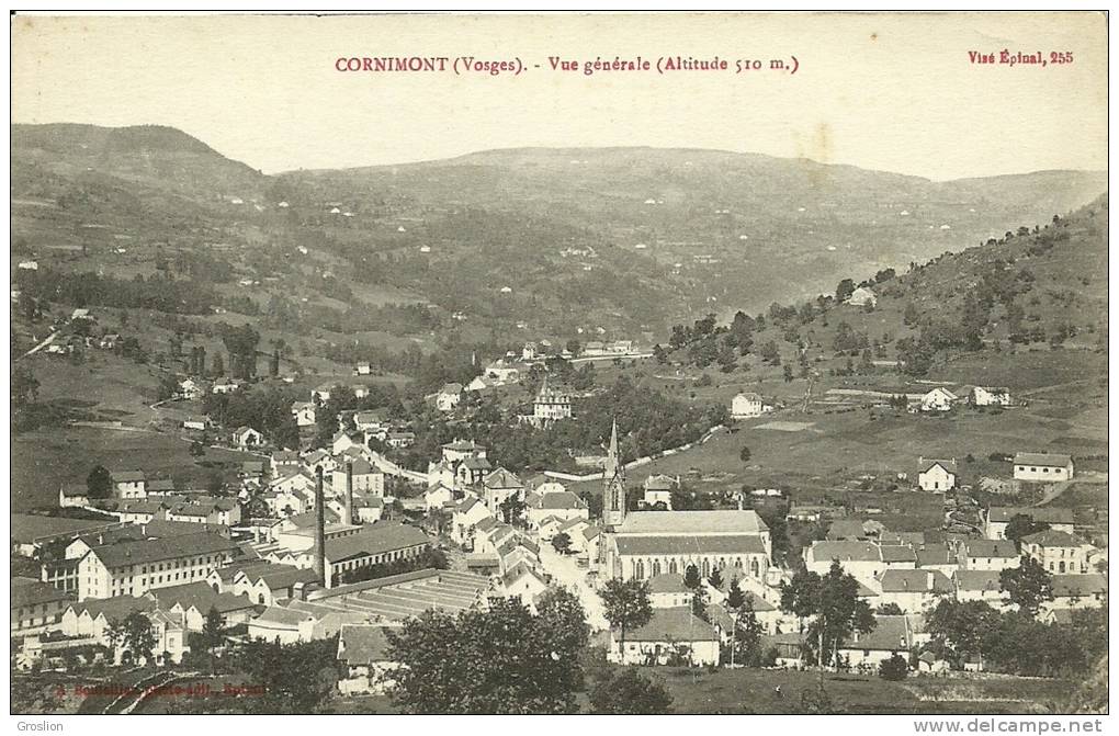 CORNIMONT - VUE GENERALE ( ALTITUDE 510m) - Cornimont