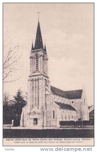 Genève, Grand Lancy Eglise De N-D Des Grâces (15914) - Lancy