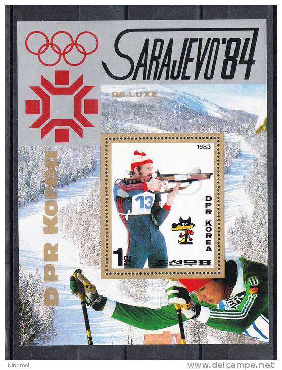 Korea  Nord   -  1983.  Series Complete  Of  6  Olympic Blocks . Very  Very Rare MNH - Inverno1984: Sarajevo