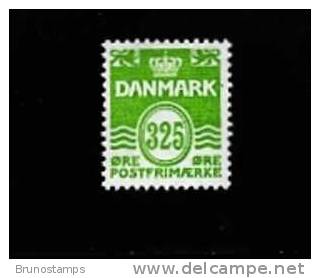 DENMARK/DANMARK - 1990  DEFINITIVE  3.25 Kr.  GREEN  MINT NH - Ungebraucht