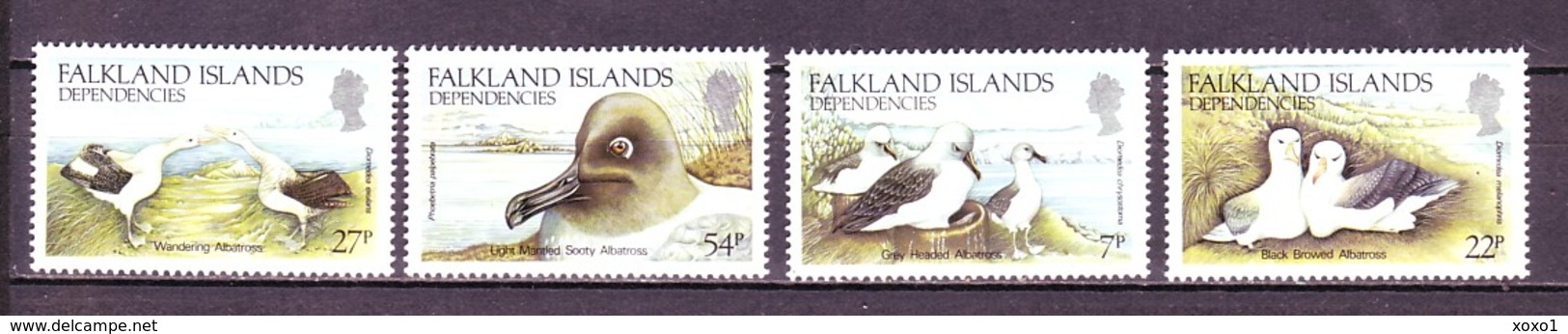 Falkland Islands Dependencies 1985 MiNr. 129 - 132 Falklandinseln Birds 4v MNH** 18,00 € - Mouettes