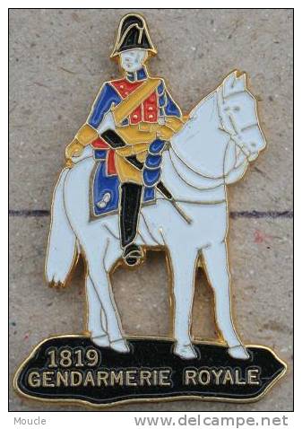 1819 GENDARMERIE ROYALE - CHEVAL - CAVALIER - Polizei