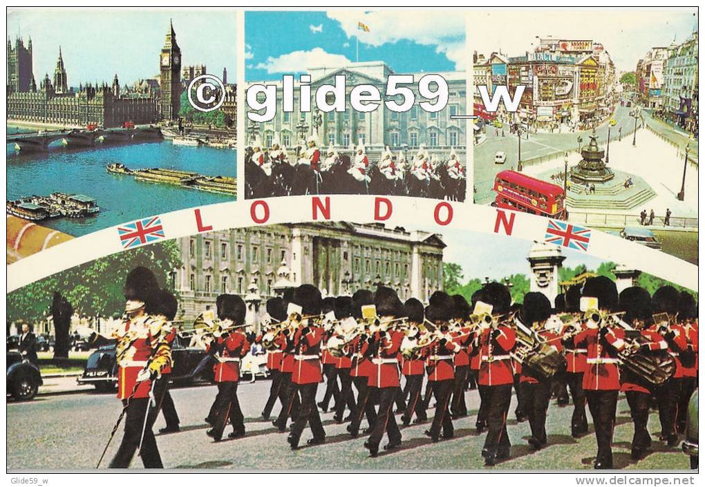 LONDON - Piccadilly Circus - Guards Band Near Buckingham Palace - N° 434 - Buckingham Palace