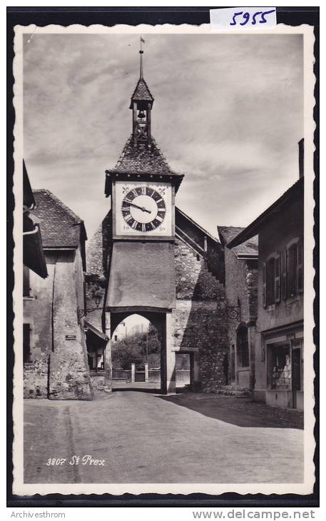 St-Prex : La Tour Et L'horloge (5955) - Saint-Prex