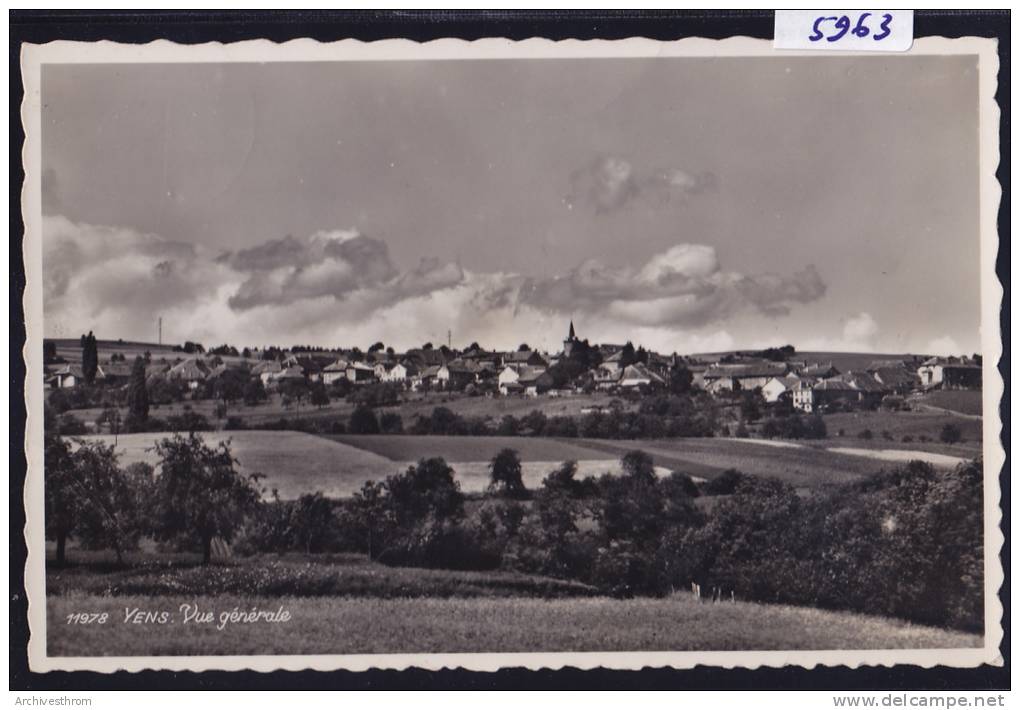 Yens : Vue Générale Vers 1943 ; Plis (scan) (5963) - Yens