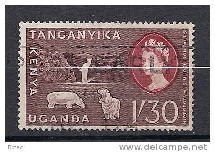 115   (OBL)   Y  &amp;  T     (la Reine élysabeth)     "KENYA &amp; OUGANDA" - Kenya, Oeganda & Tanganyika