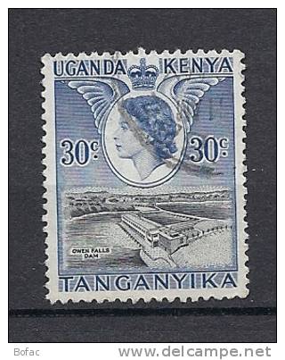 93A   (OBL)   Y  &amp;  T     (barrage D'owenl &amp; La Reine élysabeth)     "KENYA &amp; OUGANDA" - Kenya, Uganda & Tanganyika