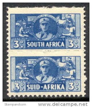 South Africa #94 Mint Never Hinged 3p Vertical Pair From 1942 - Ungebraucht