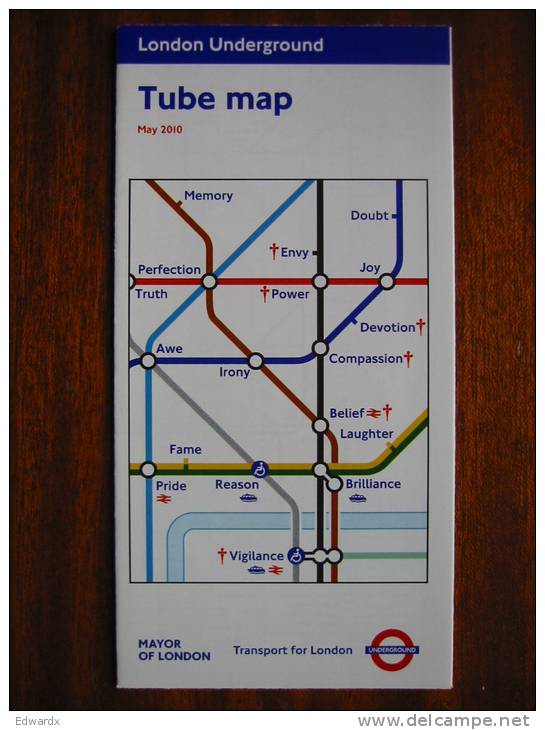 London Underground Tube Map May 2010 Barbara Kruger - Other & Unclassified