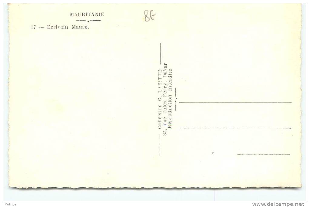 MAURITANIE   -  Ecrivain Maure. - Mauretanien