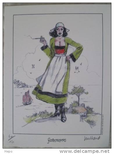 Juillard - Becassine - Ex Libris Numéroté Et Signé - Illustrateurs J - L