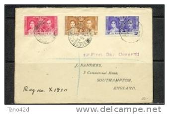 REF LVAL - BARBADE - MARIAGE SUR LETTRE RECOMMANDEE 14/5/1937 - Barbados (...-1966)