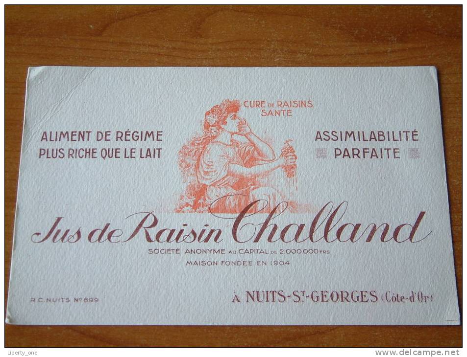 Jus De RAISIN CHALLAND à NUITS-ST.-GEORGES ( Côte-d´Or ) - ( Details Zie Foto ) ! - Schnaps & Bier