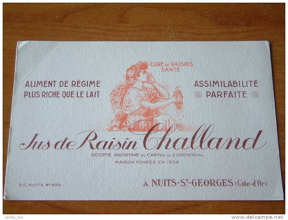 Jus De RAISIN CHALLAND à NUITS-ST.-GEORGES ( Côte-d´Or ) - ( Details Zie Foto ) ! - Liqueur & Bière