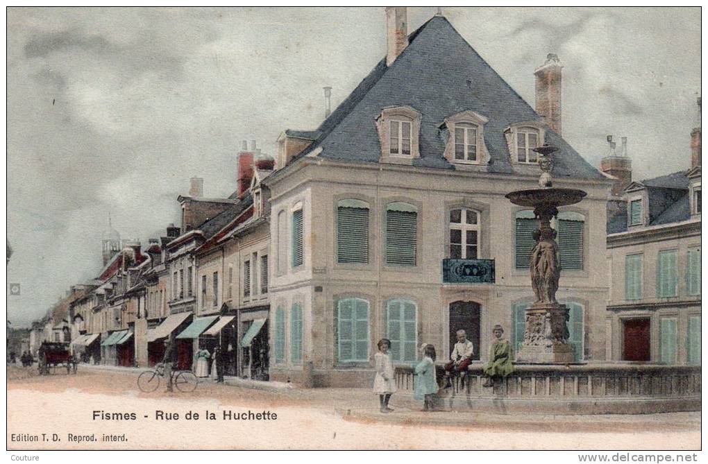 FISMES  Rue De La Huchette - Autres & Non Classés