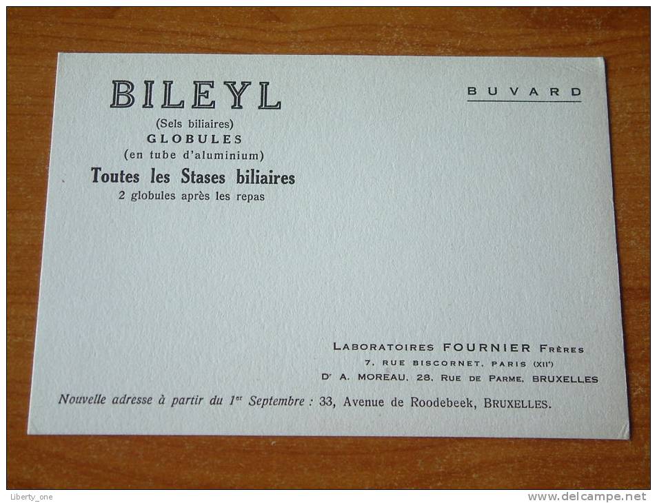 BILEYL Globules / Lab. FOURNIER PARIS / Dr. A. MOREAU BRUXELLES - ( Details Zie Foto ) ! - Produits Pharmaceutiques