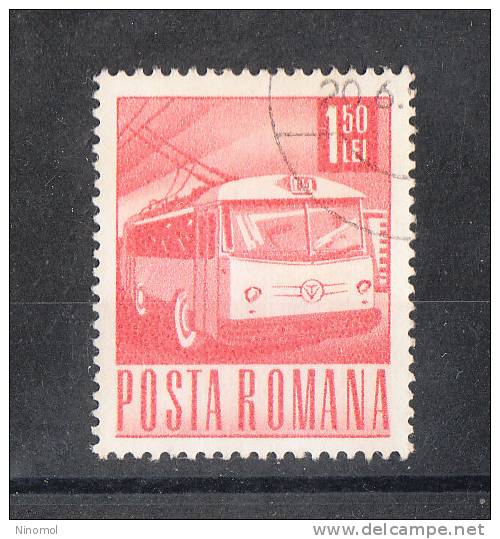 Romania   -   1967.  Trolleybus - Bus