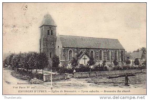 ENVIRONS D´YPRES PHOTO ANTONY EGLISE DE DRANOUTRE KERK DRANOUTER - Ieper