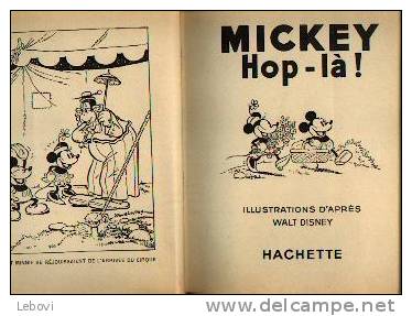 "MICKEY Hop-là" - HACHETTE 1934 - Disney