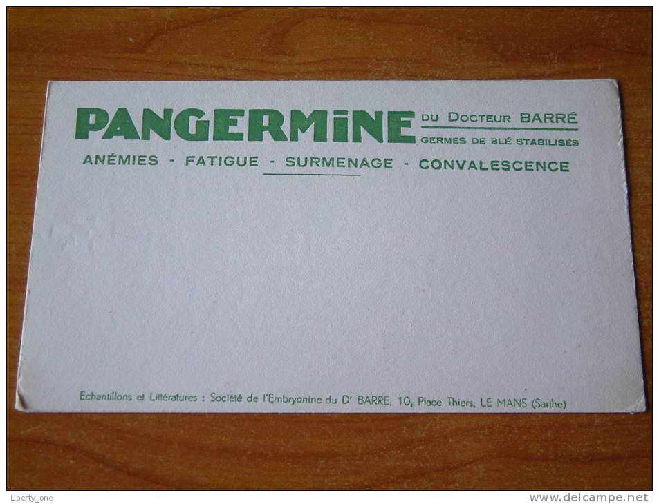 PANGERMINE / Dr. Barré LE MANS ( Sarthe ) - ( Details Zie Foto ) ! - Drogisterij En Apotheek