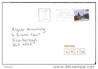 Bi011a/  Australien, Brief, Freemantle Hafen (Warf) - Lettres & Documents