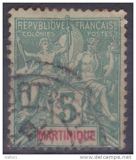 £5 -  MARTINIQUE - N° 34 - OBLITERE -2 - Other & Unclassified