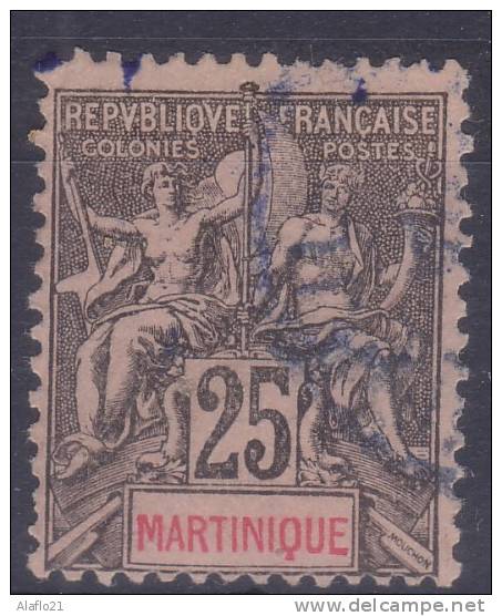 £5 -  MARTINIQUE - N° 38 - OBLITERE - Other & Unclassified